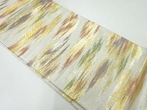 綴れ霞模様織出し袋帯